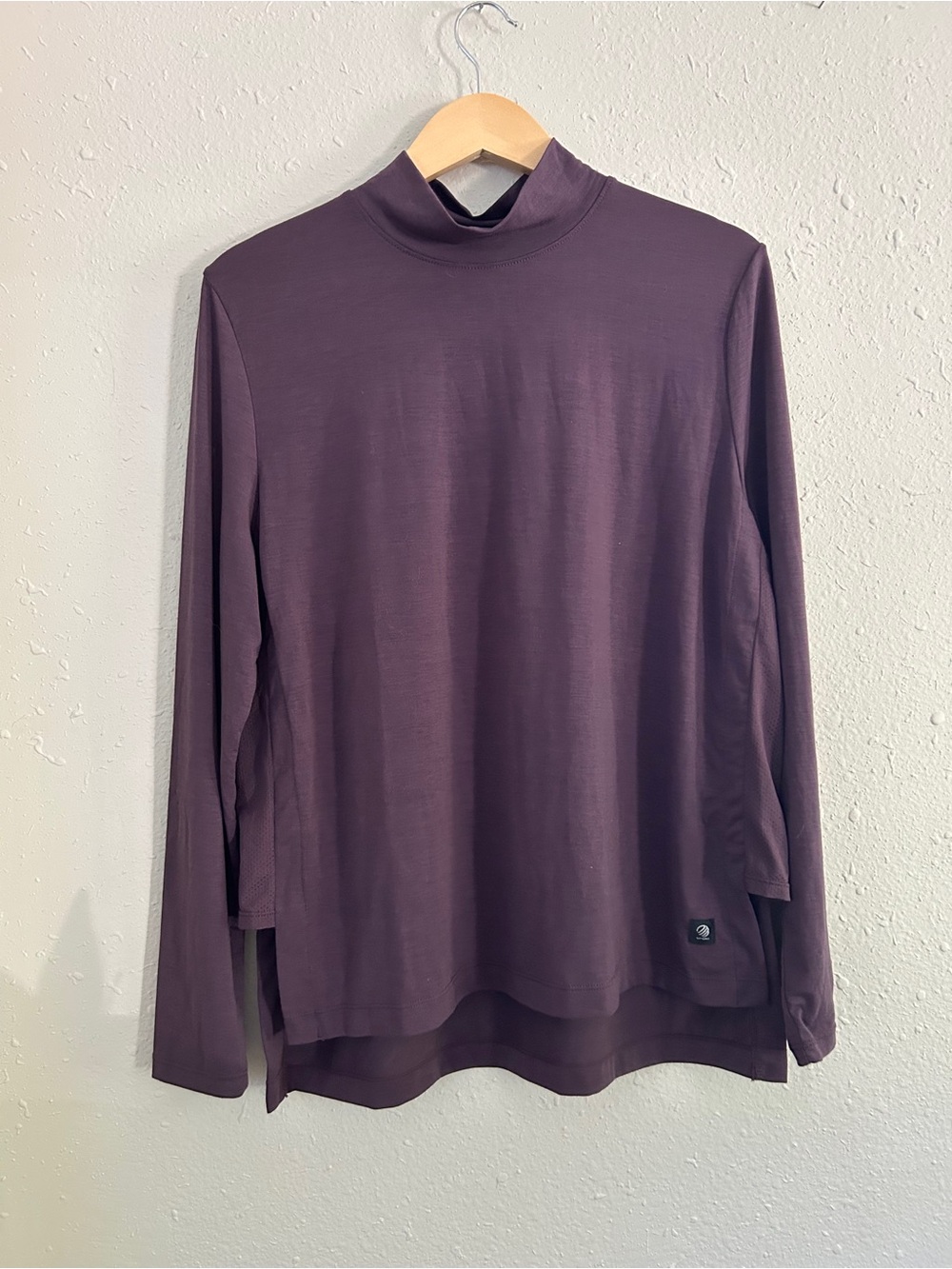 NWT MPG Sport Performance Knit Mock Neck Top Ventilated Sides Moisturize Wick XL